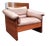 Danish Teak and Leather Armchair by Mikael Laursen, 1970s For Sale
