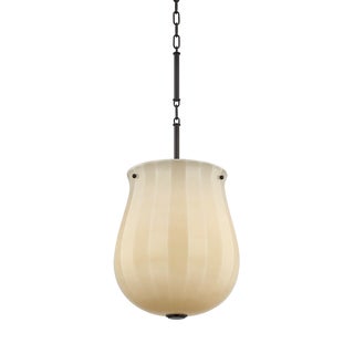 Hudson Valley Lighting Nevins 14 in. 1 Light Pendant in Distressed Bronze Finish For Sale
