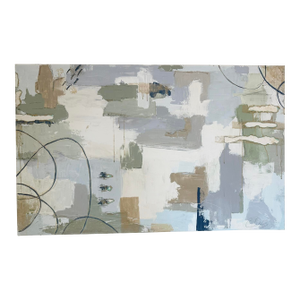 Charissa Owens “The Path Between Us” Mixed Media Abstract Painting, 2021