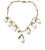 Baroque Bochic “Capri” South Sea Pearl, Ruby & Multi Gem Necklace Set in 18K & Silver For Sale - Image 3 of 9