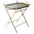 French Hollywood Regency Brass Tray Table, 1970s For Sale - Image 11 of 11