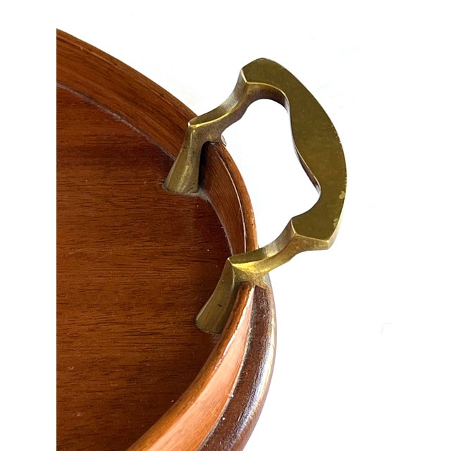 1910s Edwardian Butler's/Serving Tray With Classical Inlay For Sale - Image 5 of 6