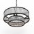 Chelsea 4-Light Mirrored Two-Tier Drum Chandelier For Sale - Image 4 of 8