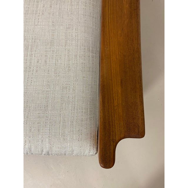 Set of Danish Teak Lounge Chair and Ottoman, 1960s For Sale - Image 16 of 18