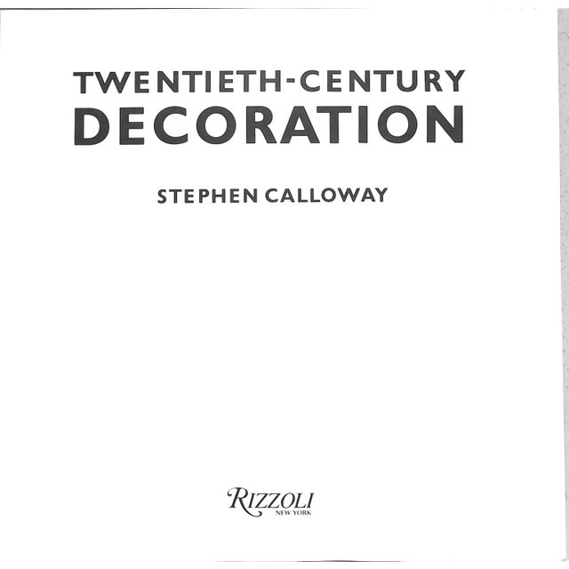 CALLOWAY, Stephen [408] pp. Rizzoli 1988 10 1/4" x 10 1/2" With 500 plates (half in color) Calloway (design and drawings,...