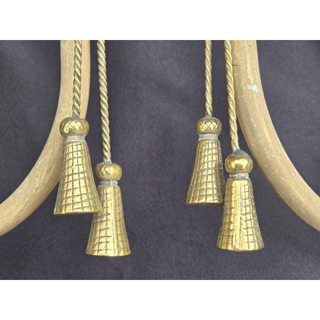 Fine Arts Lamps Brass & Marble Double Wall Sconce Lamps - a Pair For Sale - Image 12 of 18