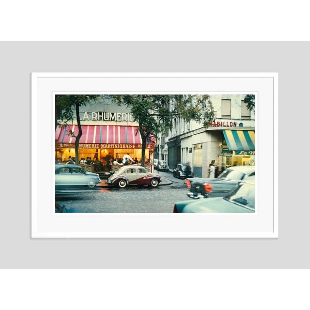 Modern Paris Colour Scene 1950s by Peter Cornelius Framed C-Print For Sale - Image 3 of 3