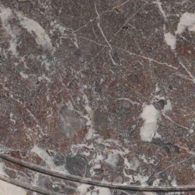 Metal Marble-Top Coffee Table, Antique, France, Circa 1880 For Sale - Image 7 of 11