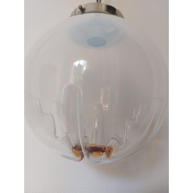 Mid-Century Modern Mid-Century Modern Pendant Light in Murano Glass from AV Mazzega, 1970 For Sale - Image 3 of 18