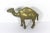 Large Vintage Solid Brass Camel Vintage Brass With Patina For Sale - Image 6 of 10
