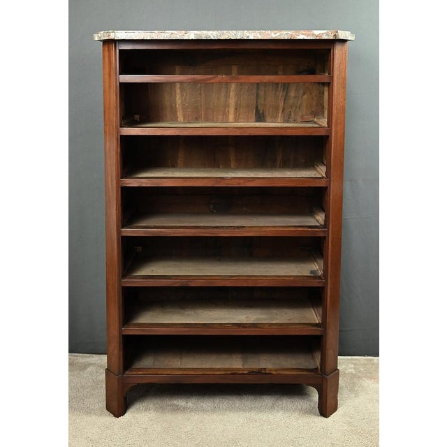 Louis XVI Chest of Drawers in Mahogany Veneer For Sale - Image 14 of 18