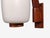 White 1960s Danish Modern, Wall Sconce, Teak, Opal Glass For Sale - Image 8 of 10