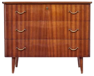 Mid-20th Century Danish Teak Chest of Drawers, 1960s
