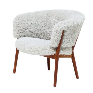 Vintage 83 Lounge Chair in Teak by Nanna Ditzel for Søren Willadsen Møbelfabrik, Denmark, 1950s For Sale