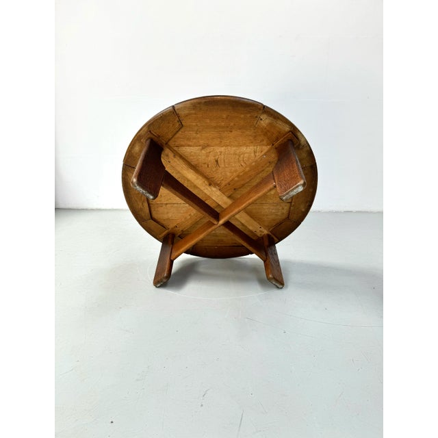 Vintage Danish Brutalist Coffee Table in Oak, 1960s For Sale - Image 4 of 11