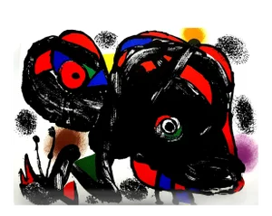 Joan Miro - Original Lithograph 1976