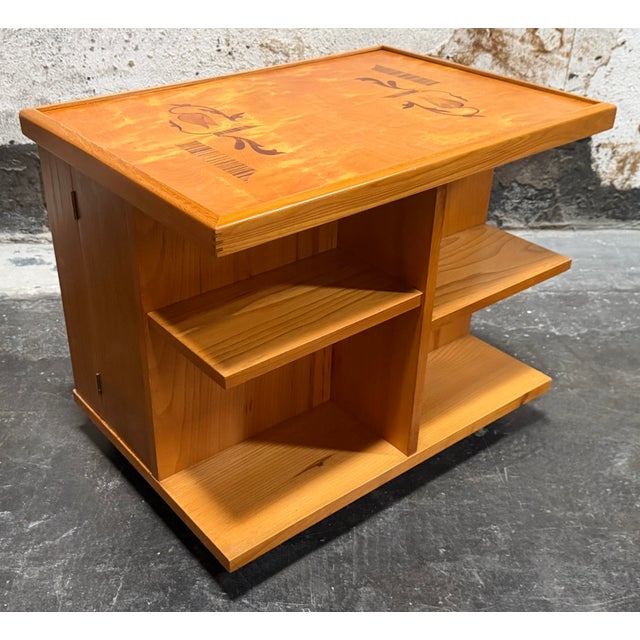 Multi-functional rolling cabinet that is an outstanding example of the Swedish Grace (Art Deco) movement, embodying...