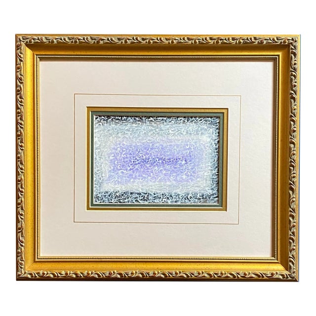 Gouache Painting Titled Ghost Writing of an Abstract For Sale