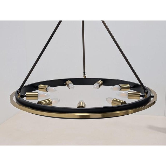 Chambers 9 Light Chandelier from Hudson Valley Lighting For Sale - Image 13 of 13