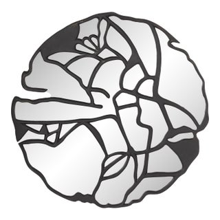 Amici Black Aluminum Mirror For Sale