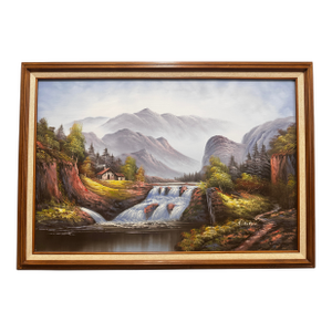 Late 20th Century Oil Painting by R. Boren