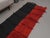 1970s Vintage Handmade Wool Cotton Red Green Runner Rug For Sale In San Francisco - Image 6 of 11