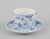 Royal Copenhagen Blue Fluted Half Lace, six pairs of coffee cups. Model number 1/756. Some cups with new model number 072....