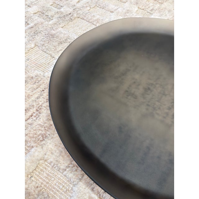 BDDW Tina Frey, Purist Large 18" Tray Platter, Food Safe Resin in Gray For Sale - Image 4 of 8