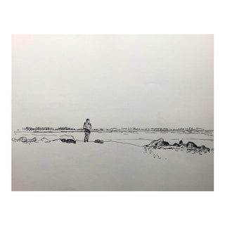 1970s Caribbean Beach Scene by Hayward Cirker For Sale