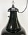 Industrial Black Enamel Bauhaus Pendant Lamp, 1930s For Sale - Image 4 of 18