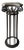 Vintage Marble Top Iron Pedestal Column For Sale