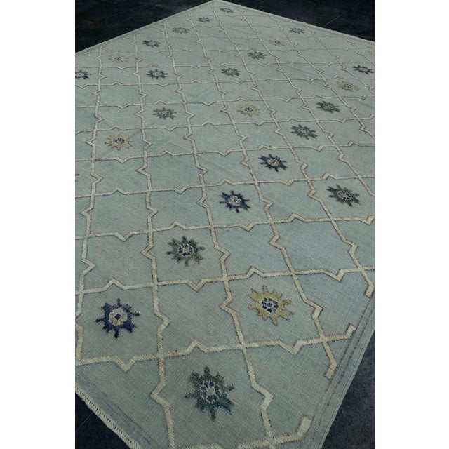 Kilim Oriental Handmade Flatweave 9'8" x 12'5" #17877 For Sale - Image 4 of 8