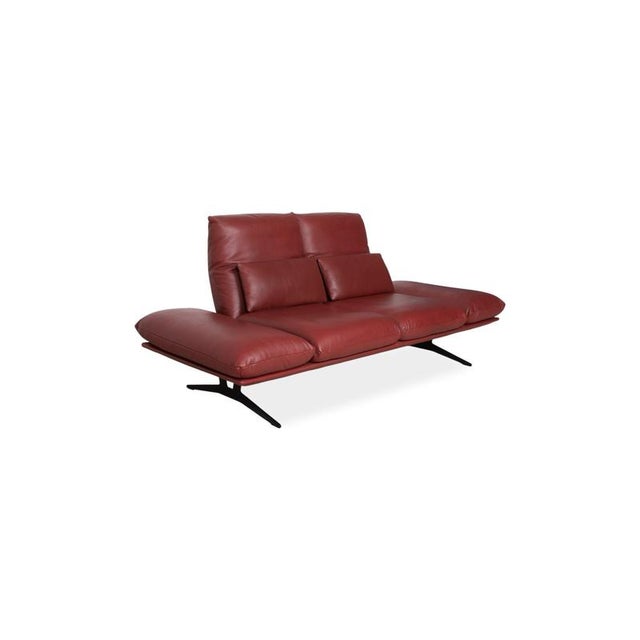 Francis 2-Seater Sofa in Red Leather from Koinor For Sale - Image 4 of 18