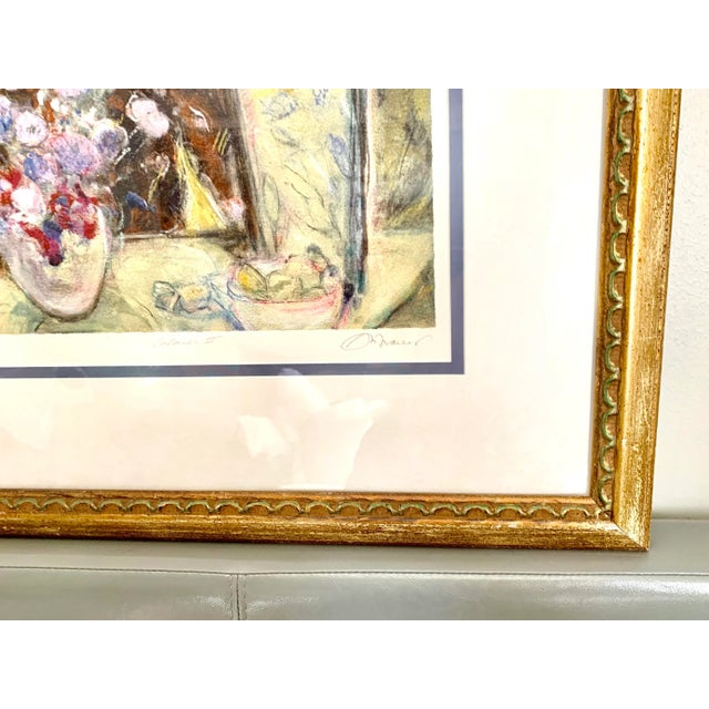 Titles “ Colors II.”, beautiful impressionist signed “A.P” (Artist Print) limited edition Illegible signature...