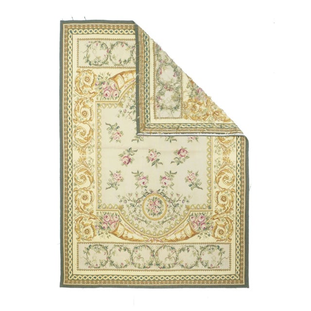 Aubusson Rug 5' X 7'2'' | Chairish
