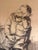 Heinrich Pforr, Midday Nap Sleeping Boy on Chair, 1905, Charcoal on Paper For Sale - Image 9 of 12