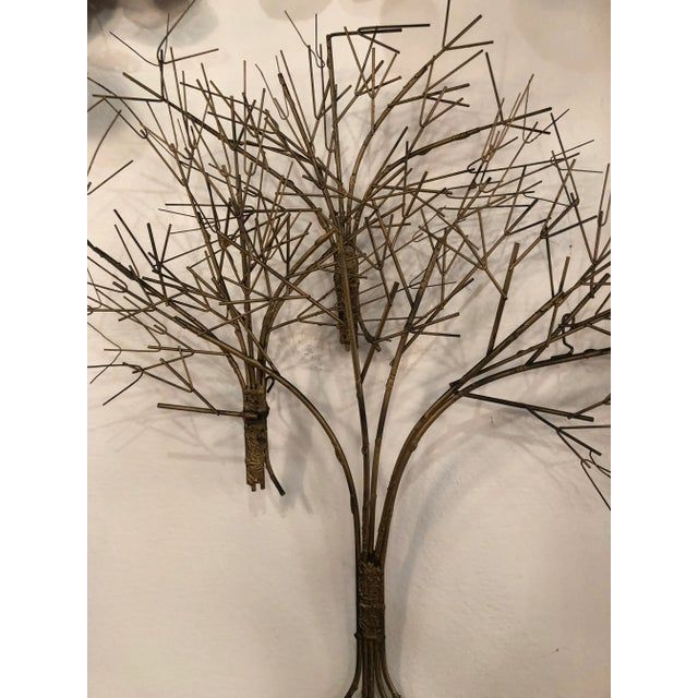 Vintage Metal Tree Wall Art Sculpture For Sale - Image 9 of 10