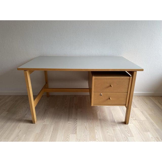 Beech Desk GE 125 by Hans J. Wegner for Getama For Sale - Image 15 of 15