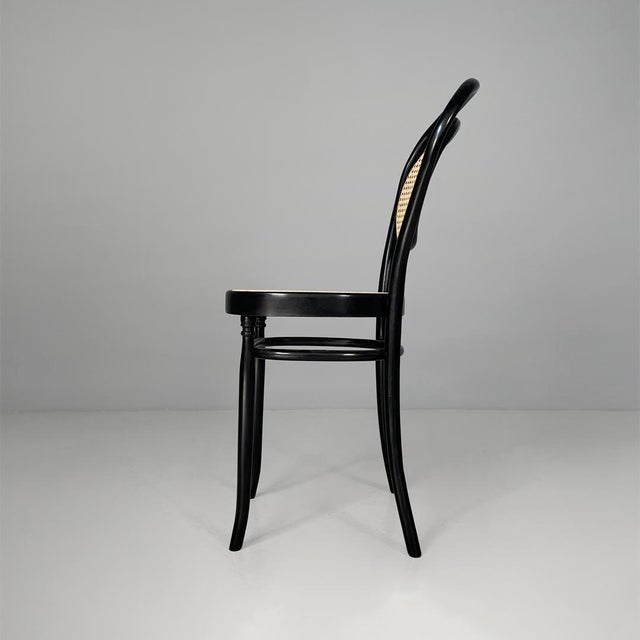 Italian Chairs in Straw and Wood for Sautto and Liberale, 1930s, Set of 6 For Sale - Image 4 of 14