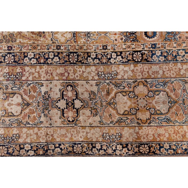Persian Oversized Exquisite 1880s Antique Persian Kirman Rug For Sale - Image 3 of 9