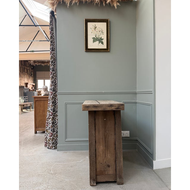 Small Vintage Oak Workbench, 1950s For Sale - Image 6 of 12
