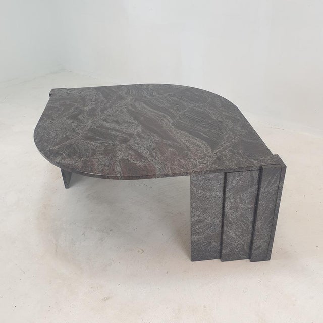 Italian Granite Coffee Table, 1980s For Sale - Image 4 of 18