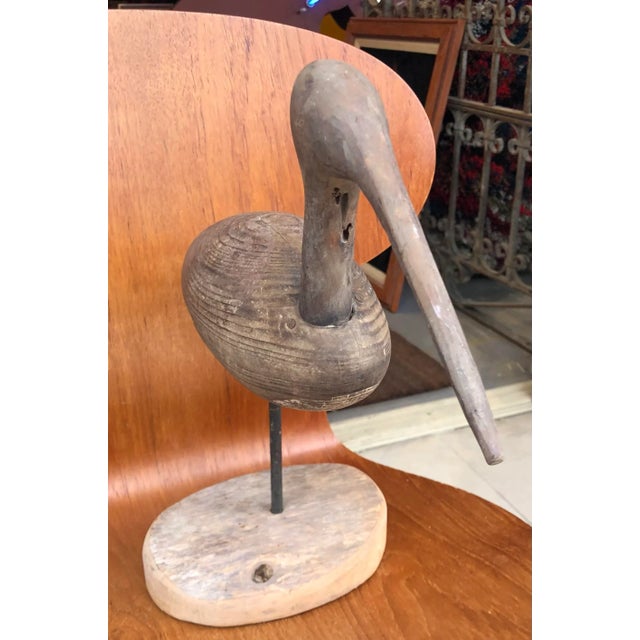 Antique Carved Shorebird For Sale In San Francisco - Image 6 of 7