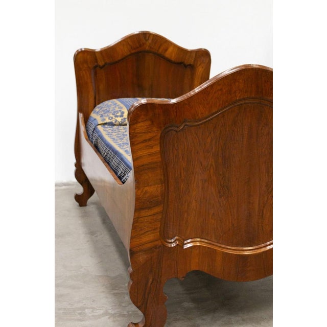Brown Antique Biedermeier Style Bed, 1700s For Sale - Image 8 of 12