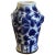 Small 19th Century Chinese Blue & White Meiping Porcelain Vase with Lion Mask Handles For Sale - Image 11 of 11