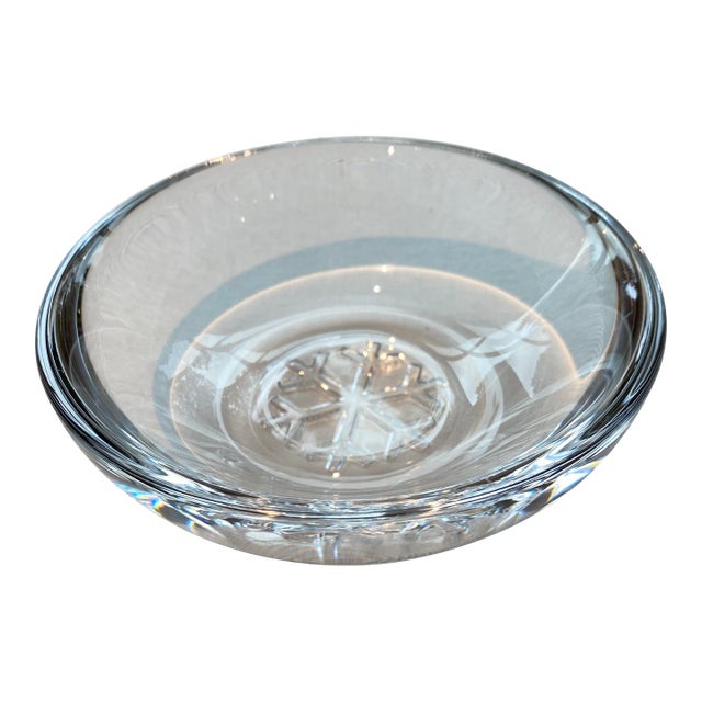 Orrefors Small Snowflake Bowl For Sale