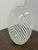 Whirling White Spiral Vase For Sale - Image 4 of 12