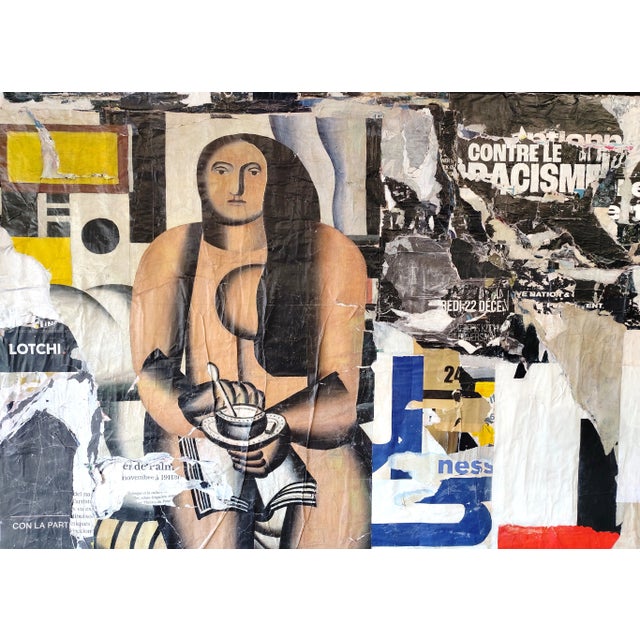 Laurent Durrey, Fernand's Woman, 2000s, Collage For Sale - Image 6 of 7