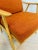 Orange Boomerang Armchair from Ton, Former Czechoslovakia, 1960s For Sale - Image 6 of 11