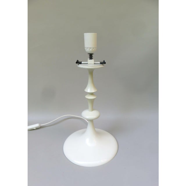 Large Space Age Table Lamps in Tempe, Wood, Aluminum & Glass from Temde, 1970s, Set of 2 For Sale - Image 16 of 18